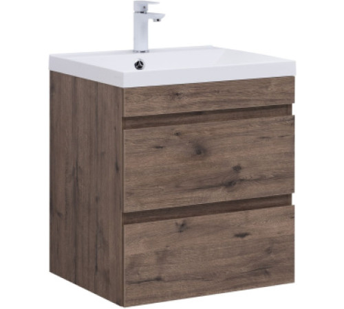 Тумба под раковину Aquanet Нота New 60 дуб веллингтон табак