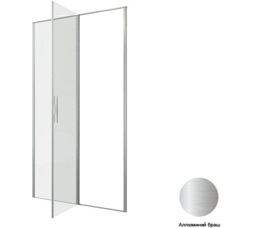 Душевая дверь Allen Brau Priority 120 3.31008.BA серебро браш