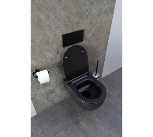 Чаша подвесного унитаза Allen Brau Priority 4.31001.31 черный матовый