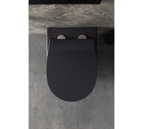 Чаша подвесного унитаза Allen Brau Reality 4.32006.31 черный матовый