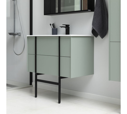 Тумба под раковину Allen Brau Reality 100 1.32007.CGM олива матовый