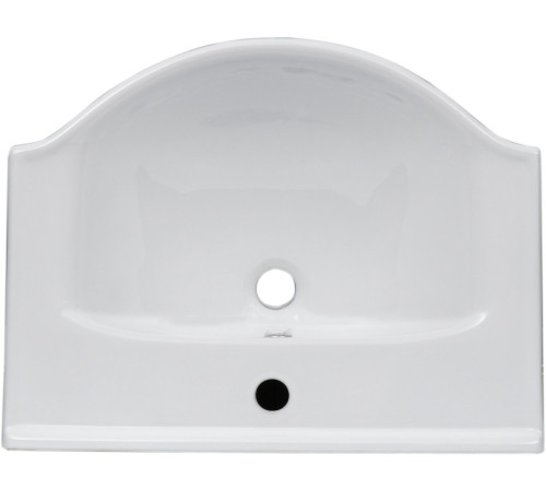 Тумба под раковину Aquanet Донна 60 белый дуб/белый (2 дверцы)