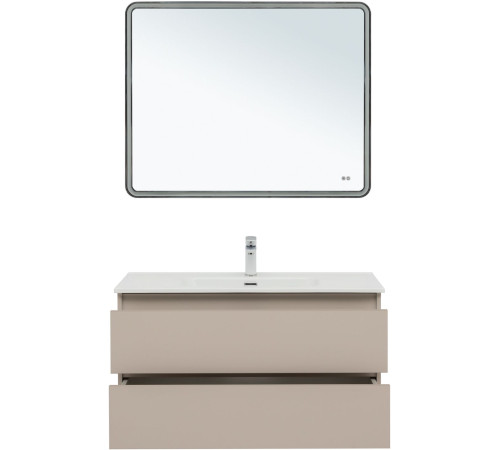 Тумба под раковину Aquanet Вега 2.0 100 бежевый