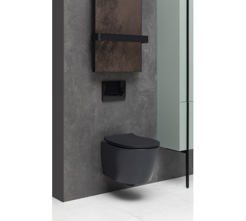 Чаша подвесного унитаза Allen Brau Fantasy 4.11004.31 черный матовый