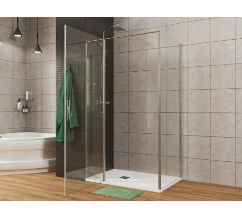 Душевой уголок Allen Brau Priority 120x80 3.31007.00 + 3.31013.00 хром