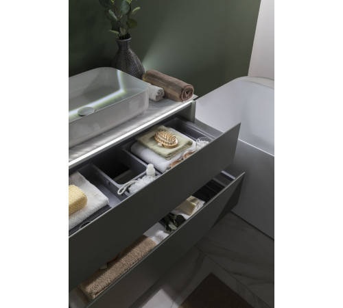 Тумба под раковину Allen Brau Infinity 100 1.21003.CGM олива матовый