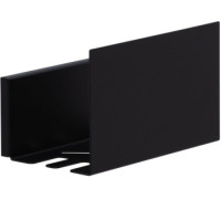 Полка Aquanet Магнум 20x12 черная матовая