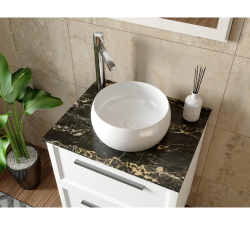 Раковина накладная Allen Brau Liberty 36 4.32001.20 белый глянец