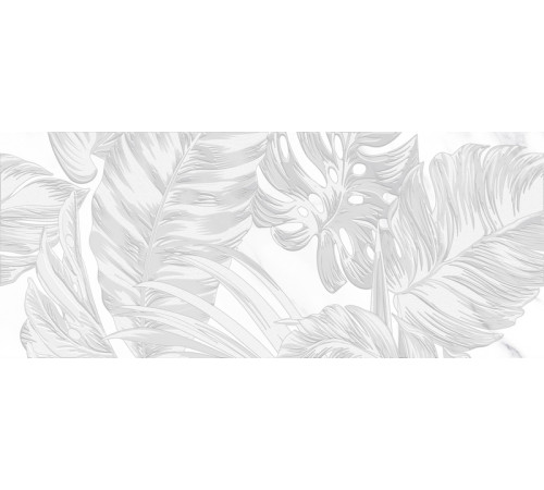 10300000240 Декор Anima белый 01 панно из 3 плит матовый 75x60