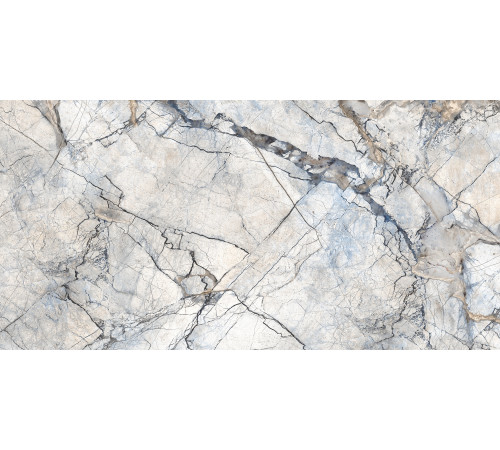 GT94VG Плитка настенная Solo синяя глянцевая 25x50