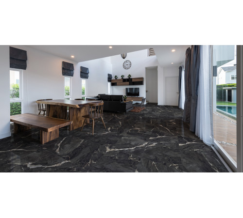 GT1206011905SPR Керамогранит Camlin черный лаппатированный 60x120