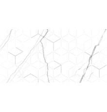 GT124VG Декор Siluet белый  глянцевая 25x50