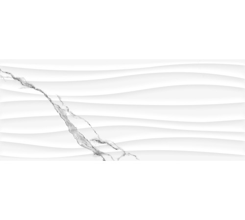 10100001339 Плитка настенная Arto белая 02 глянцевая 25x60
